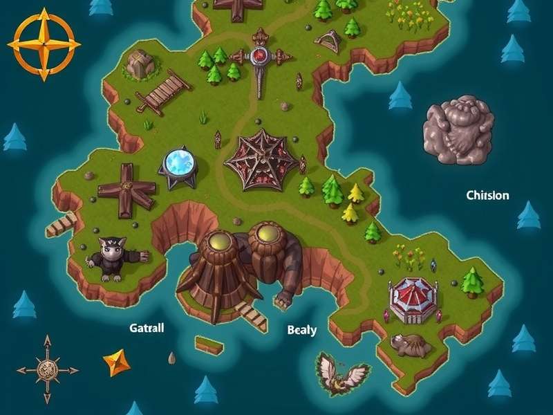 Explore India's mystical landscapes in Legendary Shrine Finder Legendary Shrine Finder Game Map